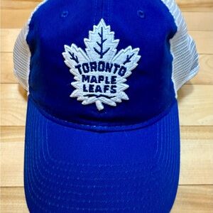 Toronto Maple Leafs Trucker Hat Mesh NHL Blue White Adjustable Snapback 2018
